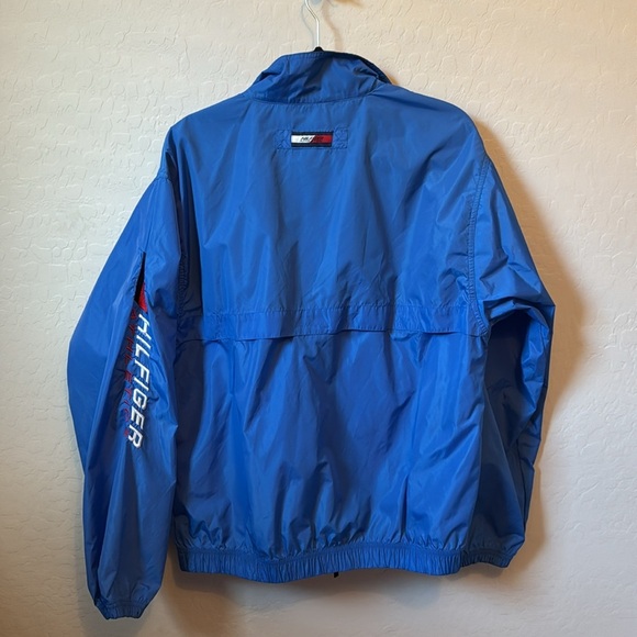 Vintage 90s Tommy Hilfiger Athletics Windbreaker Jacket Size M - Picture 11 of 12